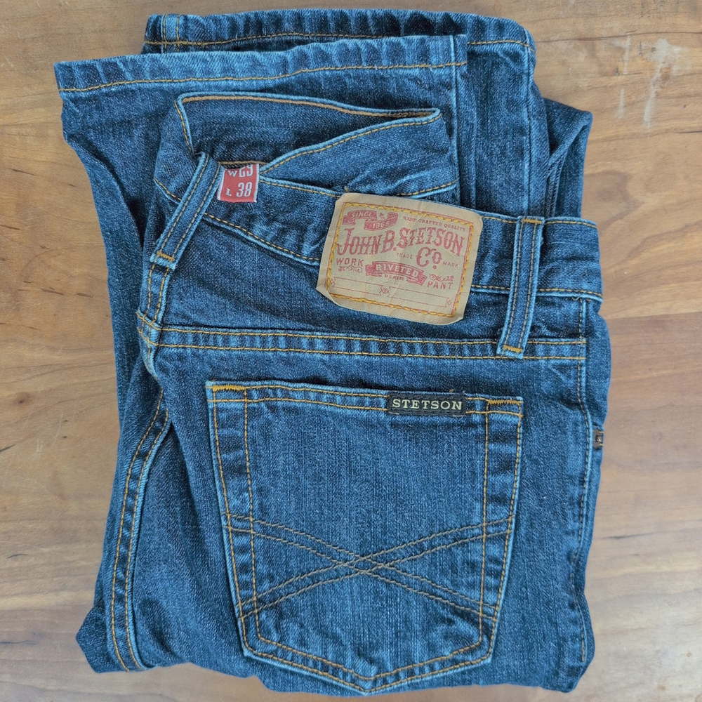 Men's Stenton 100% Cotton Slim Long Denim Jeans 29X38